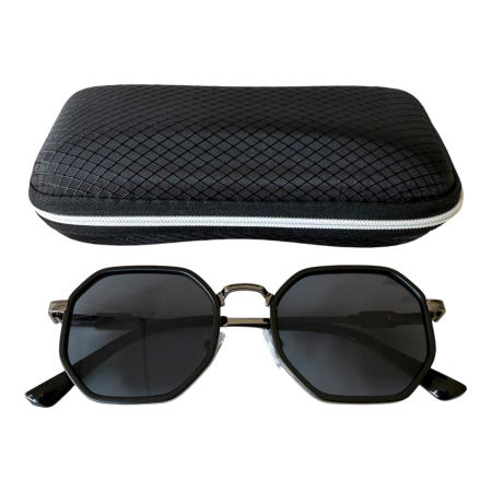 Ochelari de soare unisex, cu filtru de protecție UV 400, cu toc cadou, OSX44 [5]