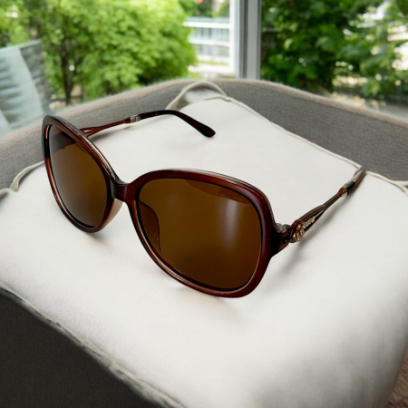 Ochelari de soare - Ochelari de soare damă, polarizați, cu filtru de protecție UV 400, cu toc cadou, OSD05