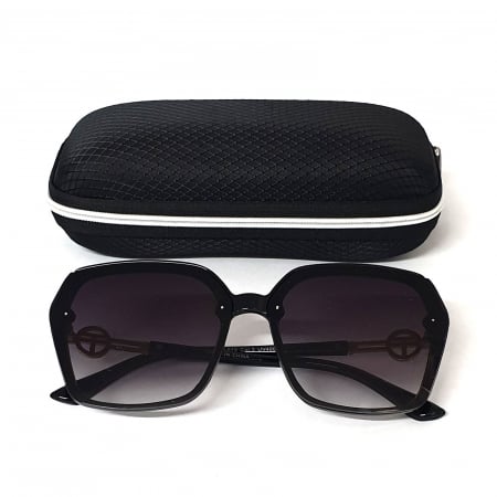 Ochelari de soare - Ochelari de soare damă, cu filtru de protecție UV 400, cu toc cadou, OSD31