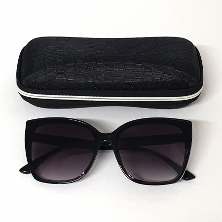 Ochelari de soare - Ochelari de soare damă, cu filtru de protecție UV 400, cu toc cadou, OSD36