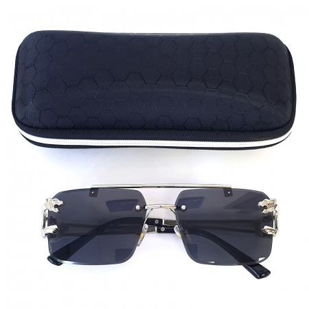 Ochelari de soare - Ochelari de soare damă, cu filtru de protecție UV 400, cu toc cadou, OSD41