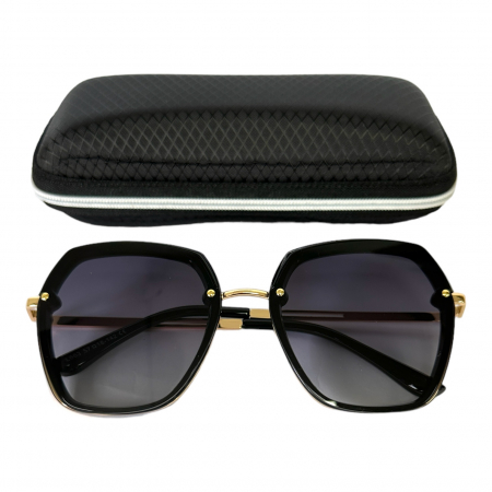 Ochelari de soare - Ochelari de soare damă, cu filtru de protecție UV 400, cu toc cadou, OSD56