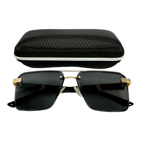 Ochelari de soare - Ochelari de soare damă, cu filtru de protecție UV 400, cu toc cadou, OSD62