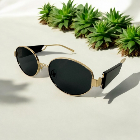 Ochelari de soare - Ochelari de soare damă, cu filtru de protecție UV 400, cu toc cadou, OSD80