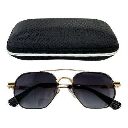 Ochelari de soare - Ochelari de soare damă, cu filtru de protecție UV 400, cu toc cadou, OSD83