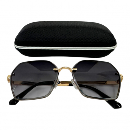 Ochelari de soare - Ochelari de soare damă, cu filtru de protecție UV 400, cu toc cadou, OSD81