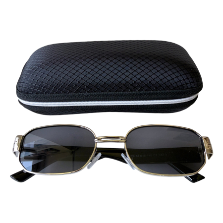 Ochelari de soare - Ochelari de soare damă, cu filtru de protecție UV 400, cu toc cadou, OSD98