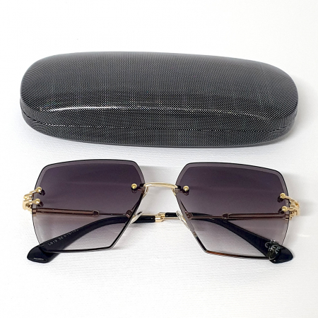 Ochelari de soare - Ochelari de soare damă, polarizați 400 UV, cu toc cadou, OSD16