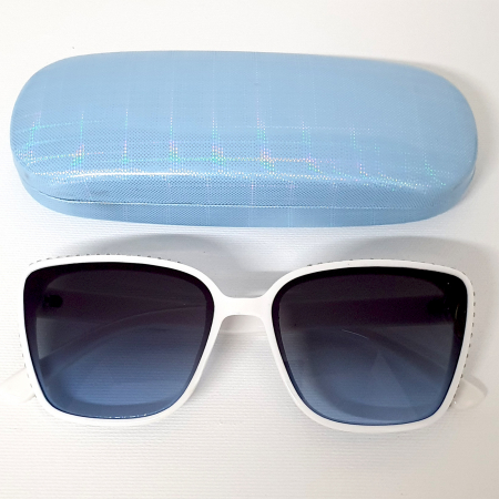 Ochelari de soare - Ochelari de soare damă, polarizați 400 UV, cu toc cadou, OSD21