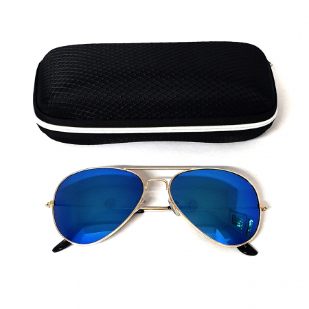Ochelari de soare unisex, cu filtru de protecție UV 400, cu toc cadou, OSX10 [2]