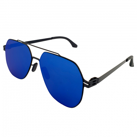 Ochelari de soare - Ochelari de soare unisex, cu filtru de protecție UV 400, cu toc cadou, OSX15
