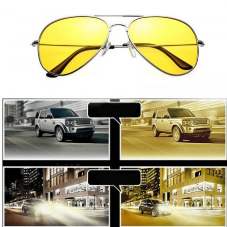 Ochelari de soare - Ochelari pentru condus, unisex, cu filtru de protecție UV 400, cu toc cadou, OSX12