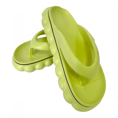 Papuci de plajă damă cu talpă groasă, verde, PD56 40/41 [3]