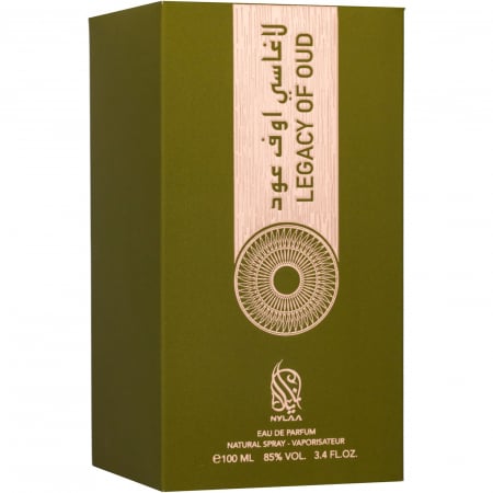 Parfumuri arăbești - Parfum arăbesc bărbați original import Dubai Legacy of Oud by Nylaa 100ml
