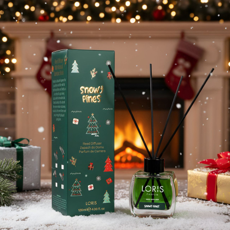 Cadouri - Parfum odorizant de cameră pentru Crăciun, 120 ml, Snowy Pines, OC02