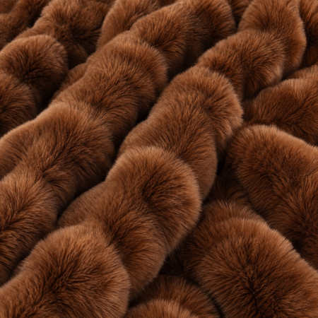 Pături cu blăniță - Pătură blană ecologică tip Chinchilla, 200x230 cm, CMI01