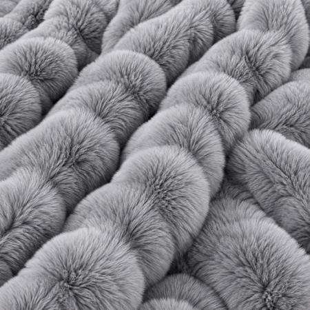 Pături cu blăniță - Pătură blană ecologică tip Chinchilla, 200x230 cm, CMI02