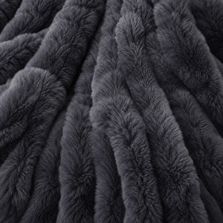 Pături cu blăniță - Pătură blană ecologică tip Chinchilla, 200x230 cm, CMI08