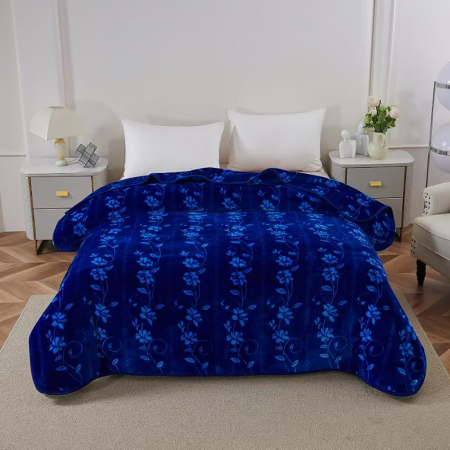 Pături - Pătură Cocolino dublă cu flori 200x230 cm, PDD18