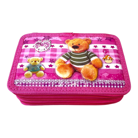 Penare - Penar echipat cu 32 piese, 3 compartimente, pentru fete, PNF01