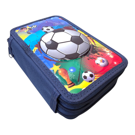 Penar echipat cu 32 piese, 3 compartimente, pentru băieți, PNB02, 19 x 12 x 6 cm, Băieți, 32 piese, PNB02