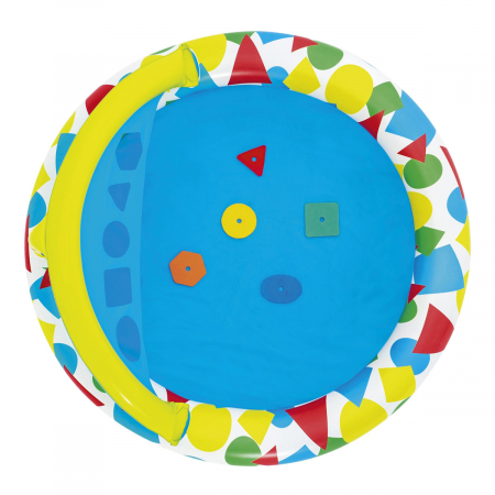 Gonflabile și plajă - Piscină gonflabilă Bestway Splash & Learn Kiddie 110 x 110 x 46 cm