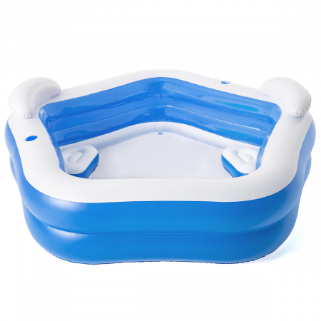 Gonflabile și plajă - Piscină gonflabilă Bestway Family Fun 575 litri 213 x 206 x 69 cm