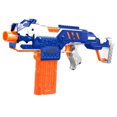 Jucării - Pistol airsoft de jucărie cu 20 gloanțe moi din spumă cu ventuze JC107