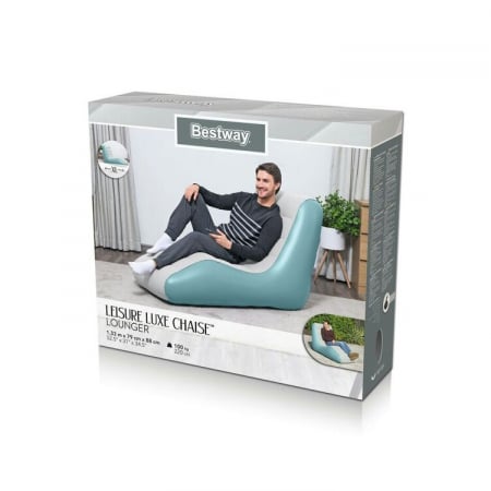 Fotoliu gonflabil Bestway Leisure Luxe 133x79x88 cm [8]