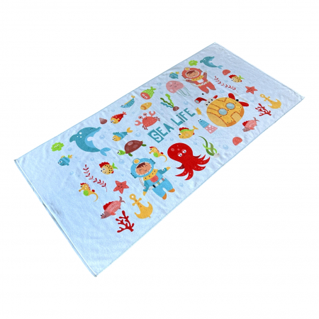 Prosoape plaja - Prosop plajă bumbac 100%, 70x150 cm, 550g/mp, PPB61