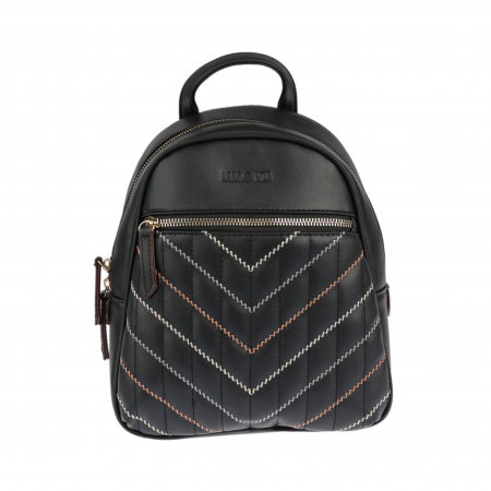 Genți și rucsacuri - Rucsac de dama ELSA 20x11x25 cm NEGRU Lamonza