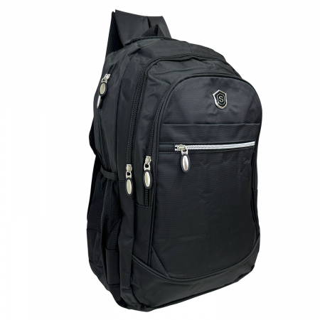 Rucsacuri - Rucsac Fashion negru, 45 x 35 x 20 cm, 3 compartimente, RS28