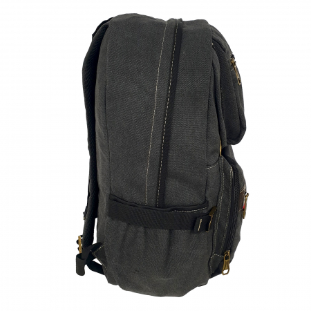 Rucsacuri - Rucsac gri denim, 45 x 35 x 20 cm, 2 compartimente, RS15