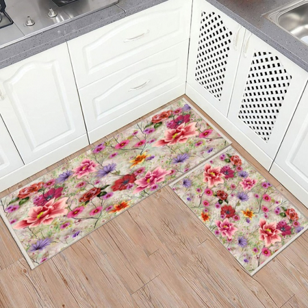 Covoare antiderapante - Set 2 Covoare bucătărie antiderapante 60x80 cm + 60x120 cm, CBU303