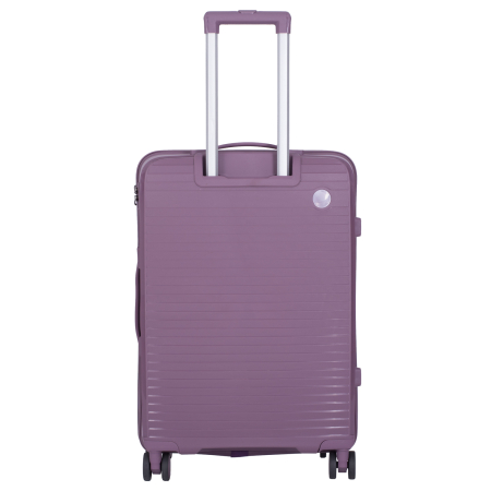 Set 2 trolere M+S, Polipropilenă flexibilă anti-casabilă, 4 roți, mov [3]