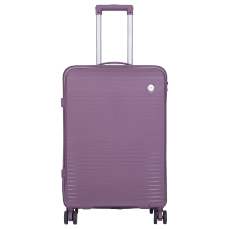 Set 2 trolere M+S, Polipropilenă flexibilă anti-casabilă, 4 roți, mov [2]