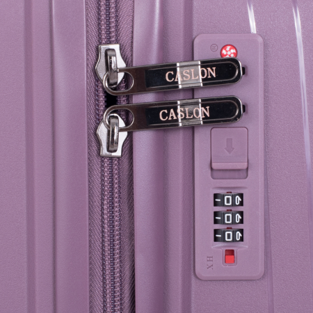 Set 2 trolere M+S, Polipropilenă flexibilă anti-casabilă, 4 roți, mov [6]