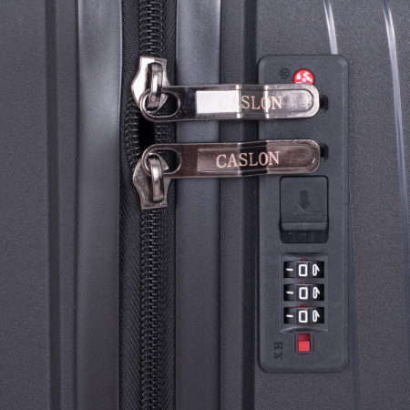 Set 2 trolere M+S, Polipropilenă flexibilă anti-casabilă, 4 roți, negru [6]