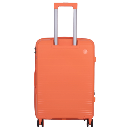 Set 2 trolere M+S, Polipropilenă flexibilă anti-casabilă, 4 roți, portocaliu [3]