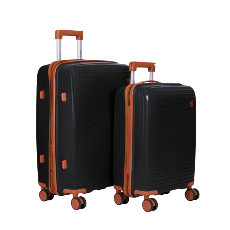 Trolere - Set 2 trolere M+S, Polipropilenă flexibilă anti-casabilă, 4 roți, diverse culori