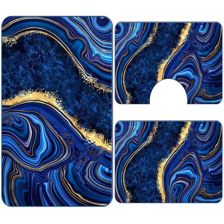 Baie - Set 3 Covoare baie antiderapante 60x90 CBA103