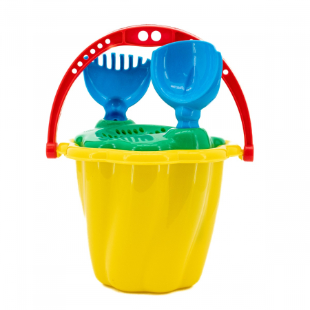 Gonflabile și plajă - Set jucării din plastic 23 x 16 cm