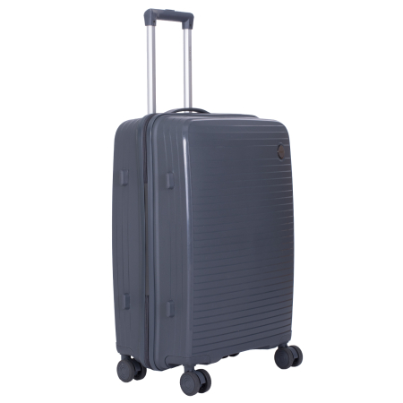 Set 3 trolere L+M+S, Polipropilenă flexibilă anti-casabilă, 4 roți duble, gri [1]