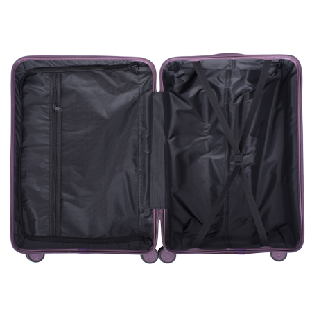 Set 3 trolere L+M+S, Polipropilenă flexibilă anti-casabilă, 4 roți duble, mov [11]