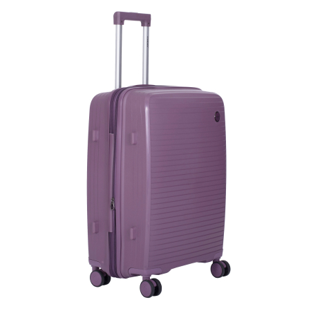 Set 3 trolere L+M+S, Polipropilenă flexibilă anti-casabilă, 4 roți duble, mov [2]