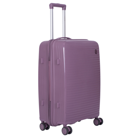 Set 3 trolere L+M+S, Polipropilenă flexibilă anti-casabilă, 4 roți duble, mov [1]