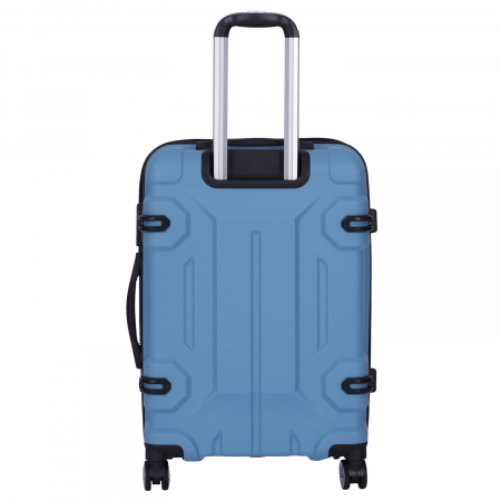 Trolere - Set 4 valize troler ABS, 4 roți, 4 dimensiuni, albastru, TRC210