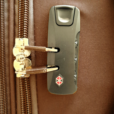 Set 3 valize troler material textil, 4 roți, maro, 3 dimensiuni, TRC31 [5]