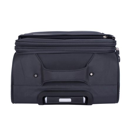 Set 3 valize troler textil, gri, 4 roți antișoc, 3 dimensiuni (S, M, L) [8]