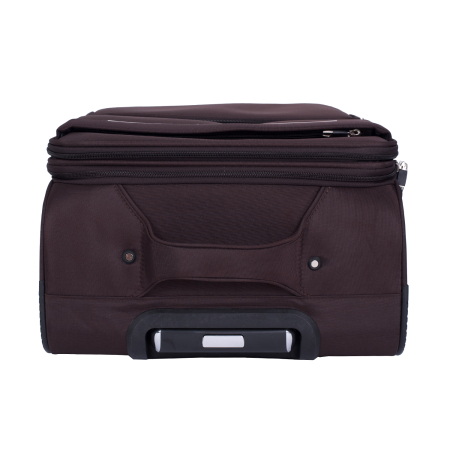 Set 3 valize troler textil, maro, 4 roți antișoc, 3 dimensiuni (S, M, L) [8]